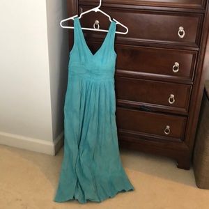 Anthropologie gauze maxi dress 4p